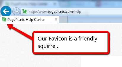 how to make a favicon with name